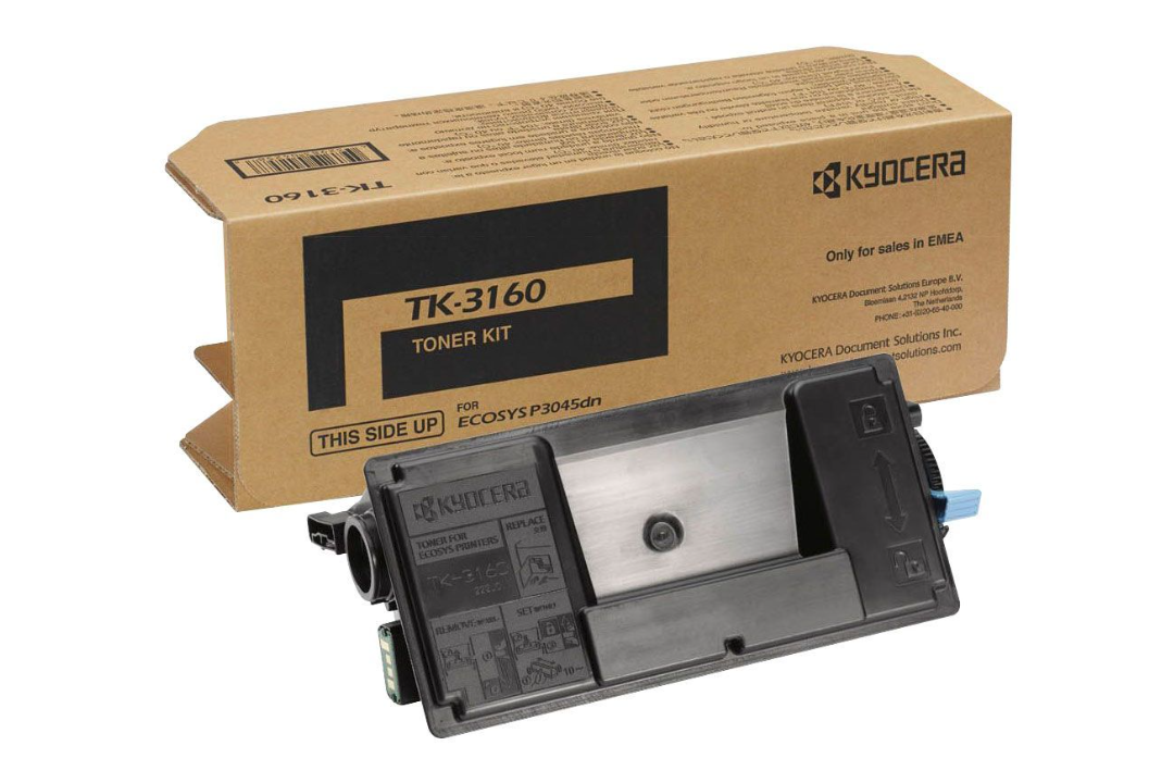 Photo: KYOCERA TONER TK3160 POUR ECOSYS P3045dn / P3145dn / P3050dn / P3060dn / 1T02T90NL1 GE
