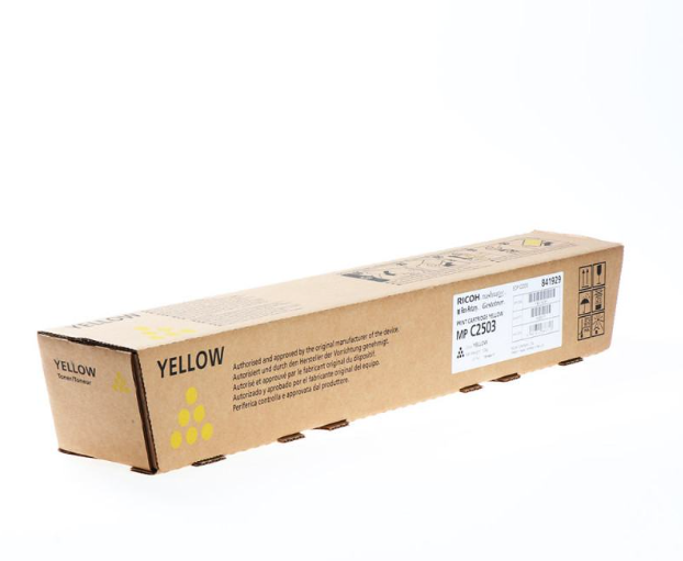 Photo: RICOH TONER AFICIO MPC 2003/2503 YELLOW SY (841933) GE