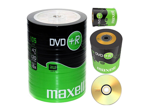 Photo: MAXELL DVD+R / 4.7GB BOITE DE 105 PCS