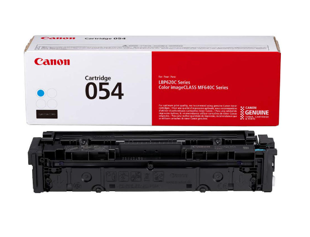 Photo: CANON TONER 054 CY POUR LBP-621cw / MF643cdw / MF645cx /3023C002 GE