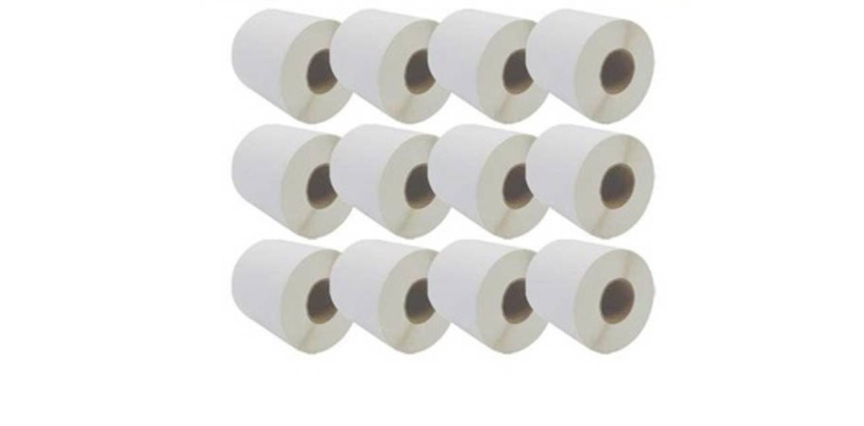 Photo: ROULEAU D'ETIQUETTES UNIVERSELLES PAPIER BLANC POUR GG-D410 (RL-P-S2011-102*152-475-BK/WT) G&G