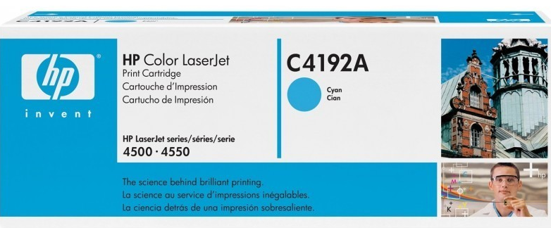Photo: HP TONER LASERJET 4500 C4192A CYAN GE