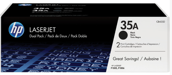 Photo: HP TONER DUAL PACK CB435AD GE