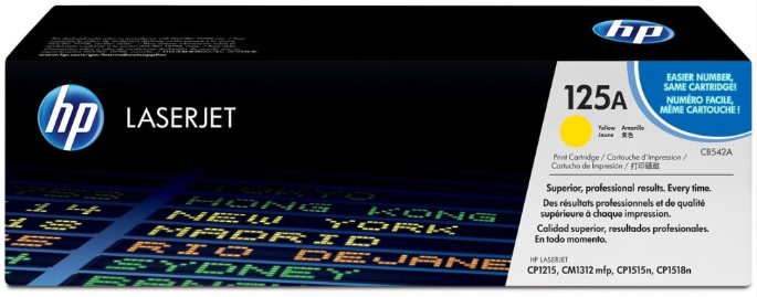 Photo: HP TONER (125A) CB542A YL GE