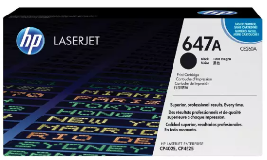 Photo: HP TONER (647A) CE260A BK GE