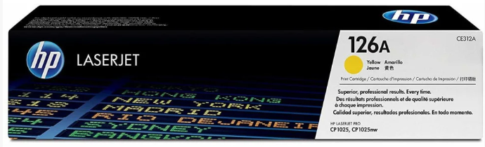 Photo: HP TONER (126A) CE312A YL GE