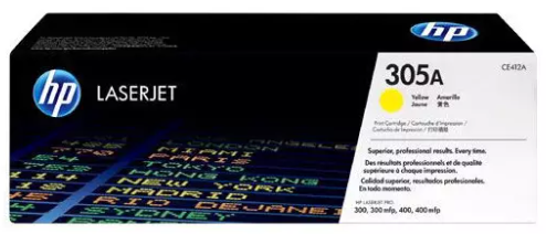 Photo: HP TONER (305A) CE412A YL GE