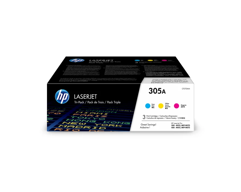 Photo: HP TONER CF370AM PACK CE411-CE412-CE413 GE