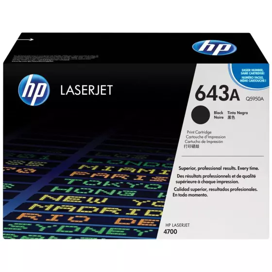 Photo: HP TONER (643A) Q5950A BK GE