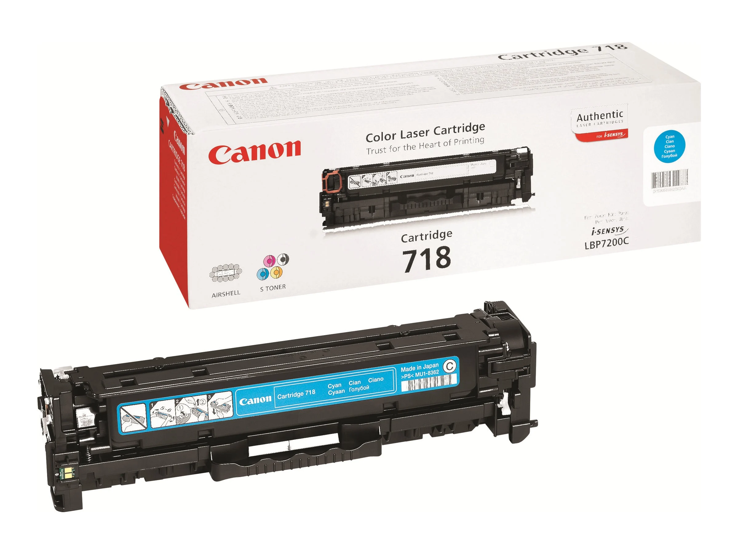 Photo: CANON TONER 718 CY /2661B002AA GE