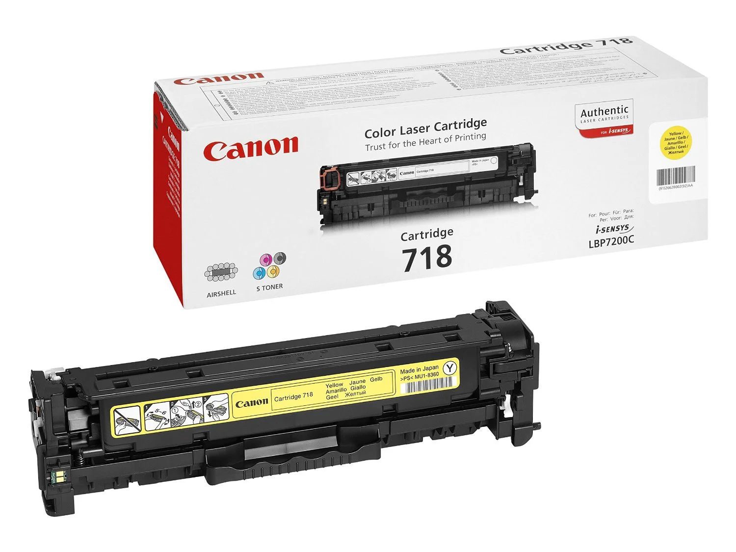 Photo: CANON TONER 718 YL /2659B002AA GE