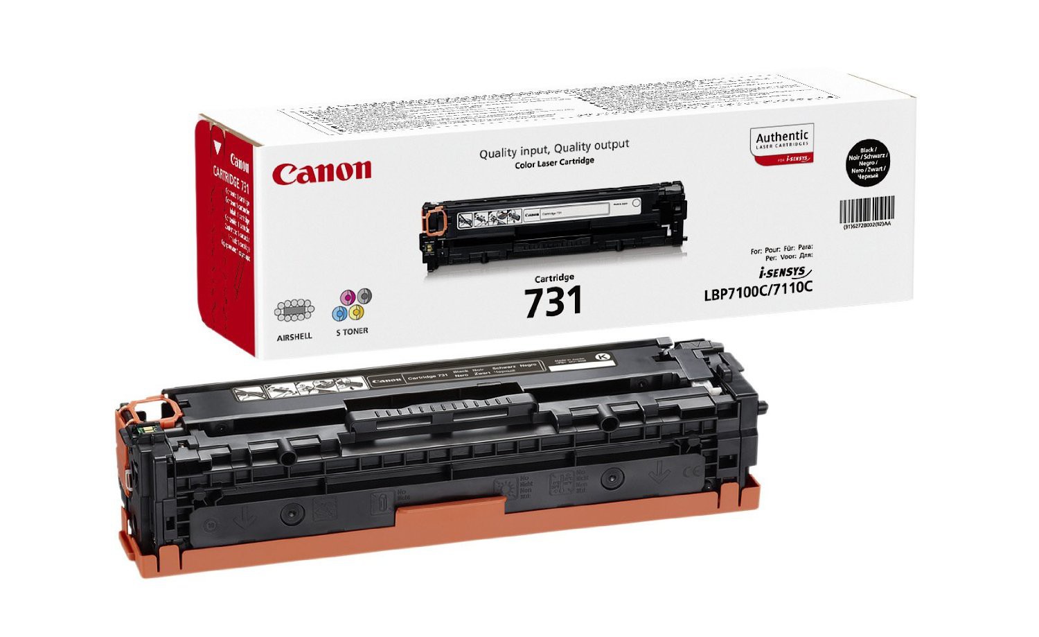 Photo: CANON TONER 731 BK /6272B002AA GE