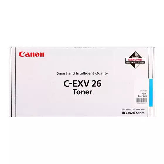 Photo: CANON TONER POUR IR C1022 /1021/1028  CEXV26 CY / 1659B006 GE