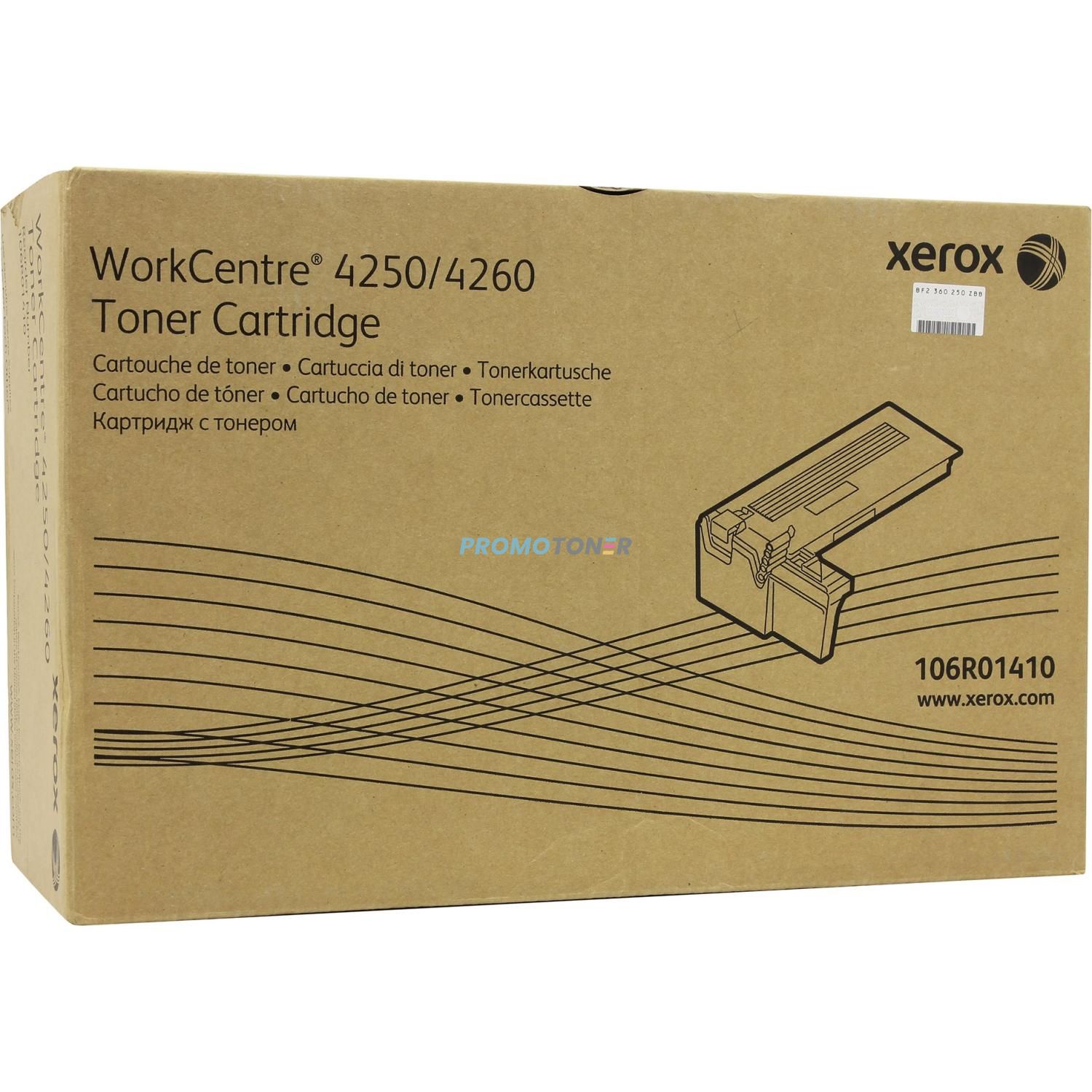 Photo: XEROX WC TONER 4250/4260 BK /106R01410 GE