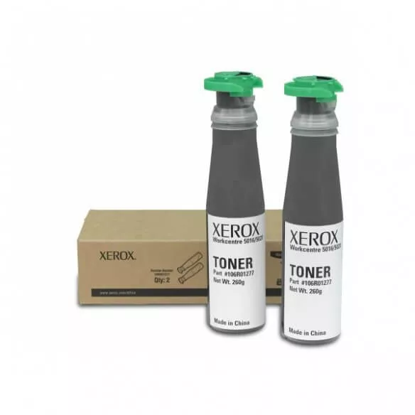 Photo: XEROX WC TONER 5020/5016 BLACK (Boite de 2) /106R01277 GE