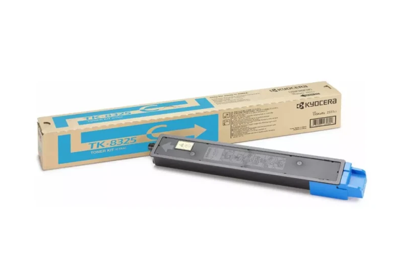 Photo: KYOCERA TONER TK-8325C POUR TASKalfa 2551 ci/ 1T02NPCNL0 GE