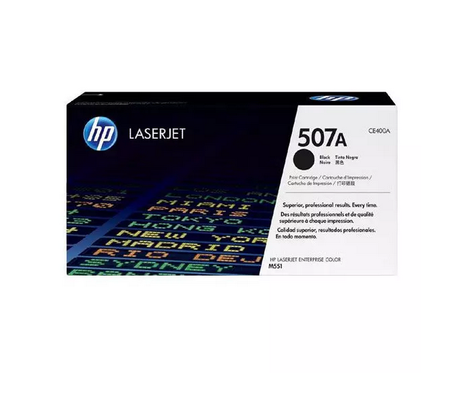 Photo: HP TONER (507A) CE400A BK GE