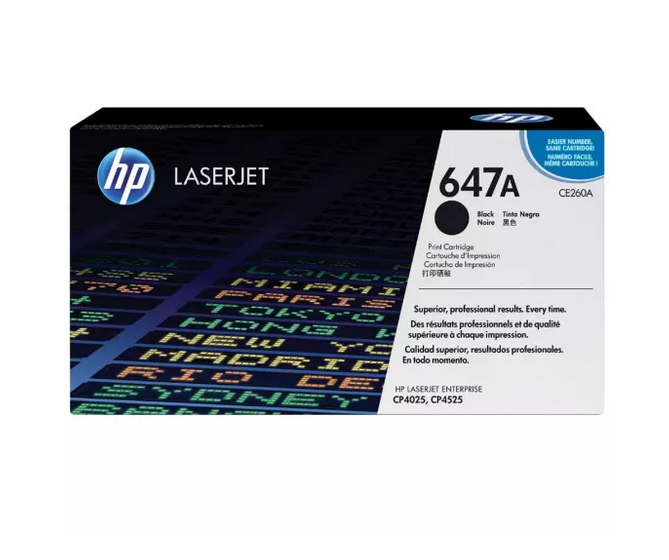 Photo: HP TONER (647A) CE260A BK GE