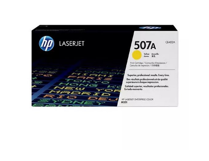 Photo: HP TONER (507A) CE402A YL GE