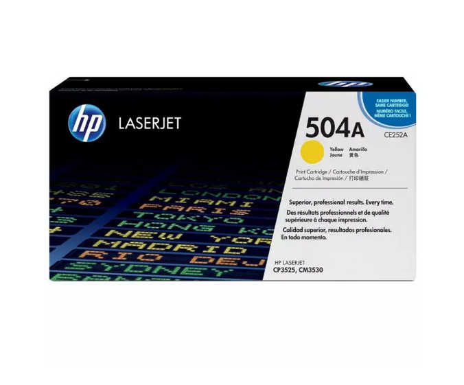 Photo: HP TONER (504A) CE252A YL GE