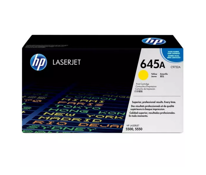 Photo: HP TONER (645A) C9732A YL GE
