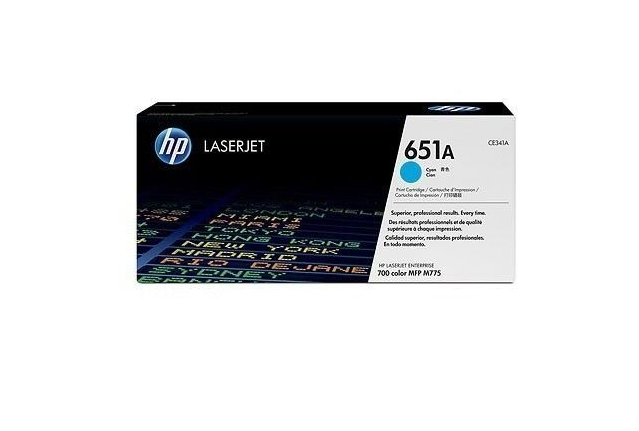 Photo: HP TONER (651A) CE341A CY GE