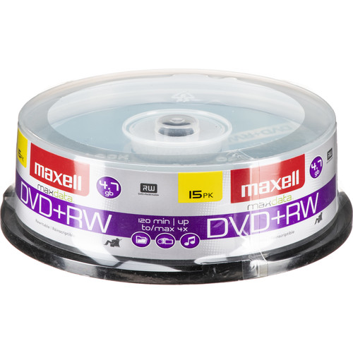 Photo: MAXELL DVD-RW 4.7GB/120MIN/4X (908515-TW) GE