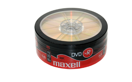 Photo: MAXELL DVD-R / 4.7GB BOITE DE 25 PCS /23119003