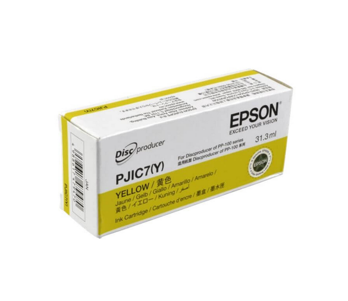 Photo: EPSON INK POUR DISCPRODUCER PP100 / PP100 II - PJIC7(Y) Yellow / C13S020692 GE