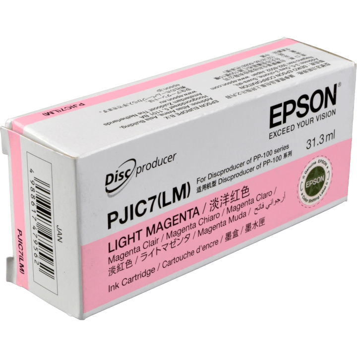 Photo: EPSON INK POUR DISCPRODUCER PP100 / PP100 II - PJIC7(LM) Light Magenta / C13S020690 GE